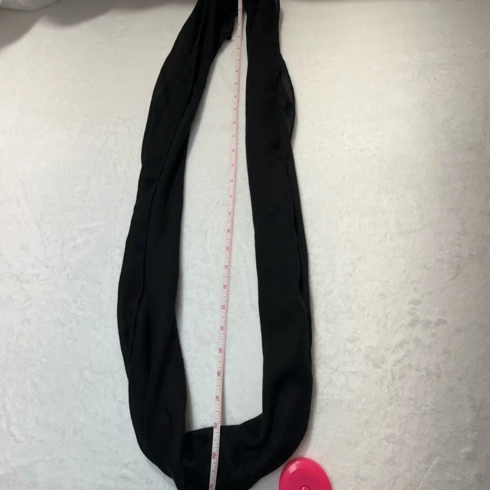 Elegant Black Infinity Scarf